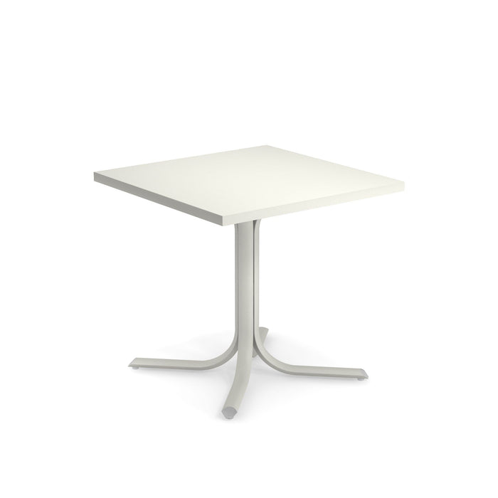 Table System: Tavolo bordo squadrato 80x80